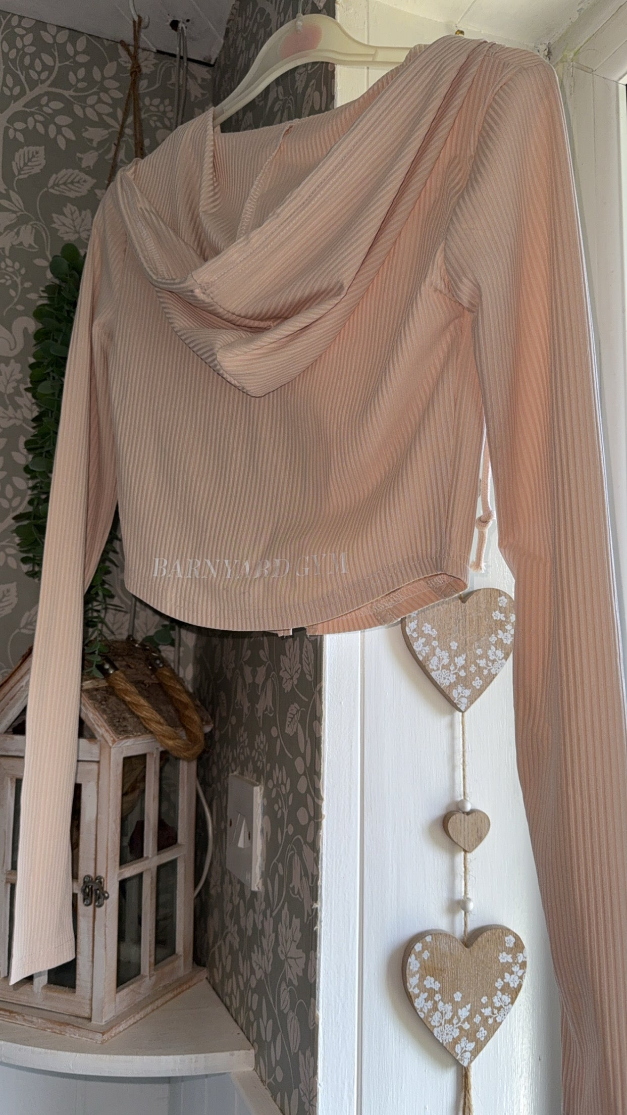 Barnyard Gym Hooded Crop Jacket