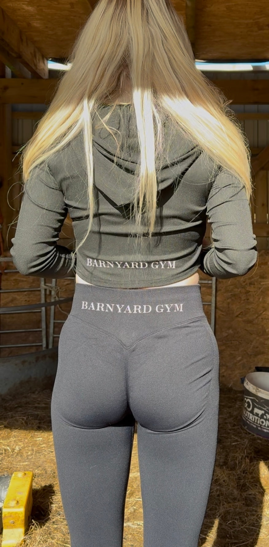 Barnyard Gym Scrunch Enhancement Leggings