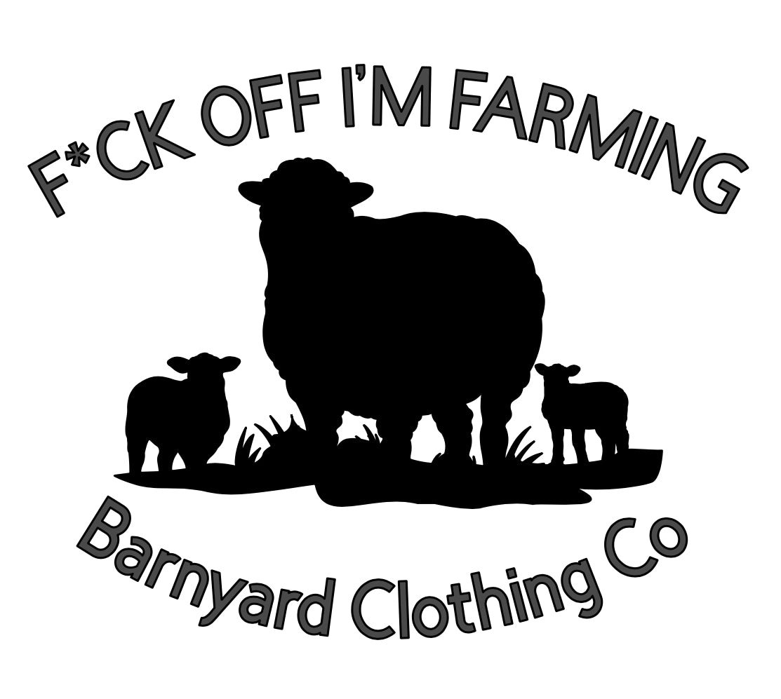 F*ck Off I’m Farming Hoodie - Sheep Design