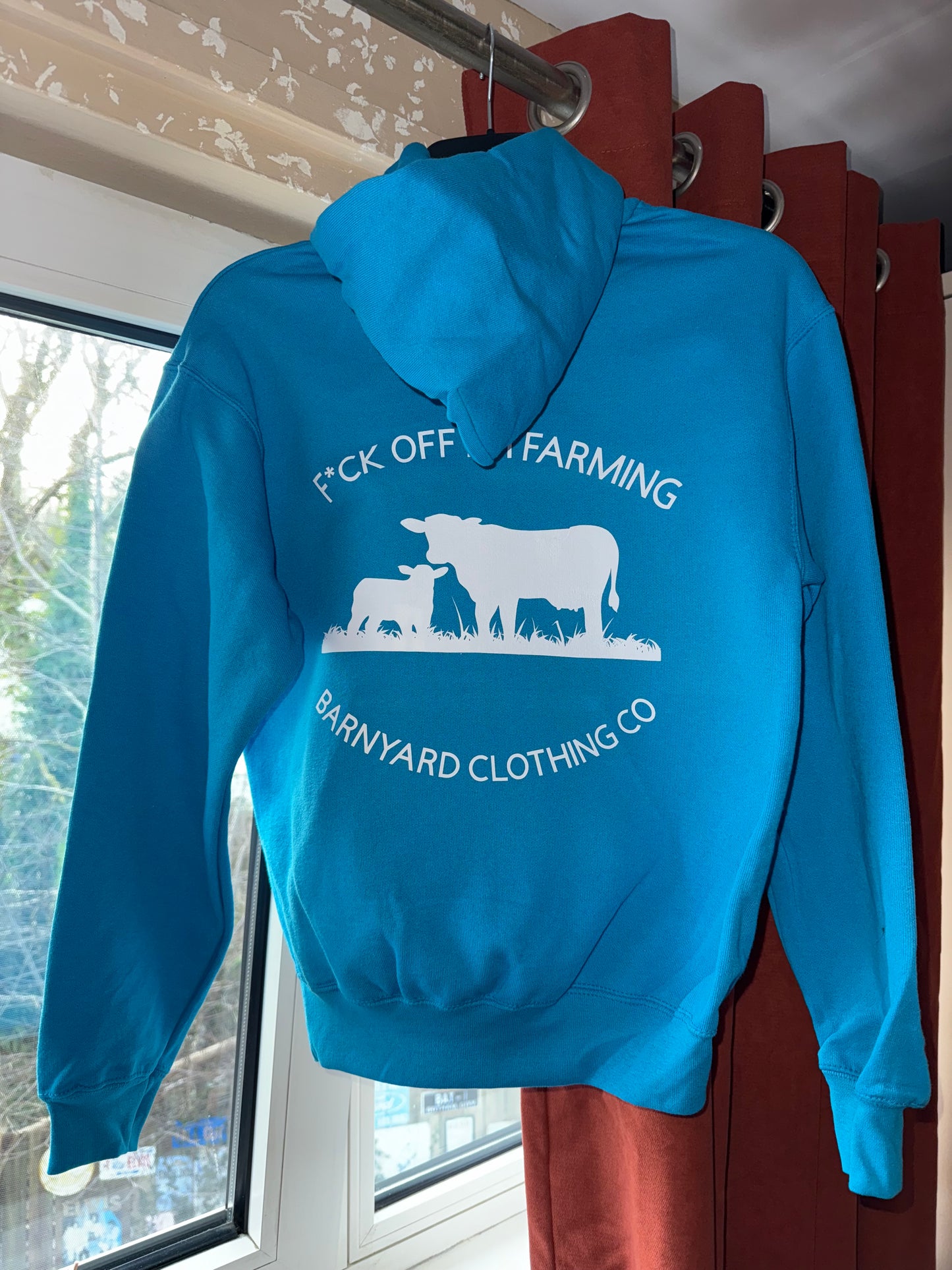 F*ck Off I’m Farming Hoodie - Cows Design