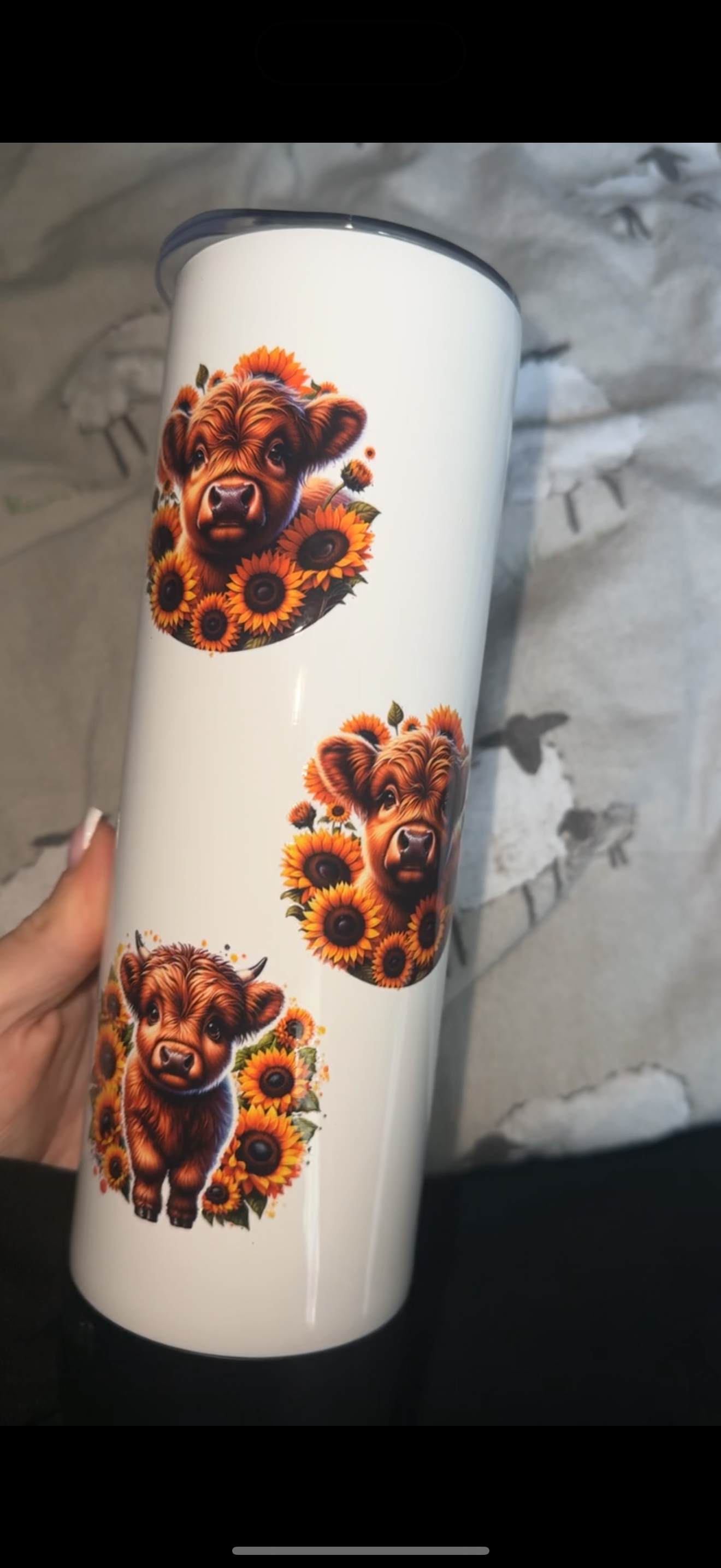 Highland Cow Speaker Tumbler