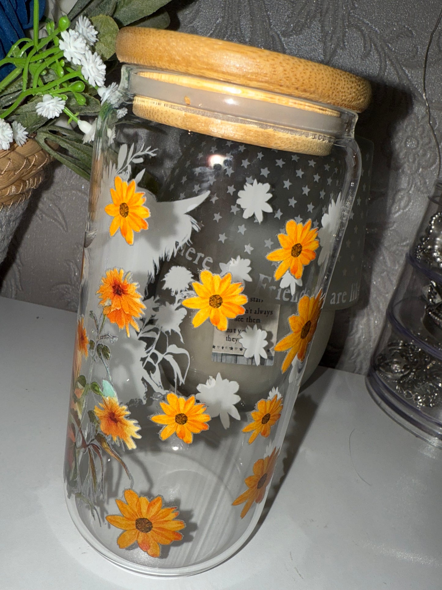 Highland Cow Handmade Tumbler