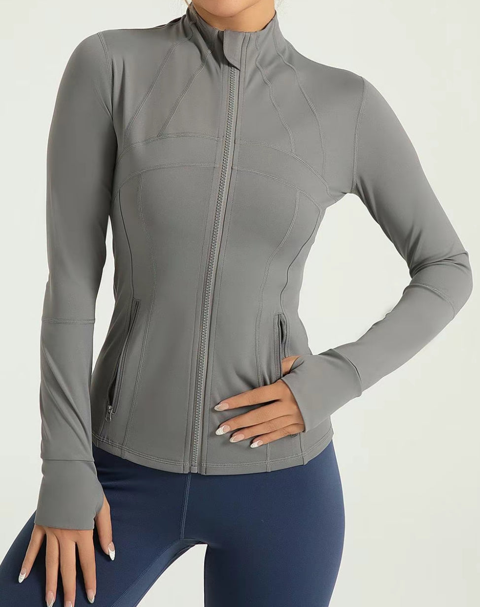 Barnyard Gym Stretchy Zipped Pocket Sports Jacket