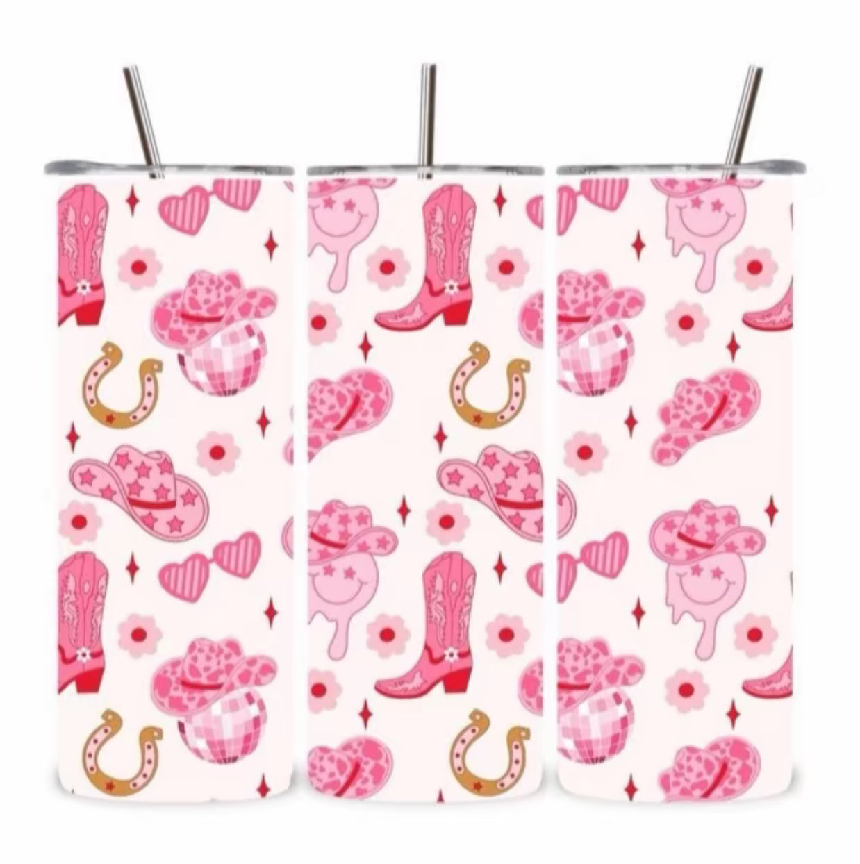 Cow Girl Pink Tumbler
