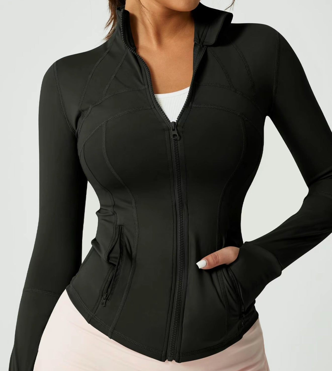 Barnyard Gym Stretchy Zipped Pocket Sports Jacket