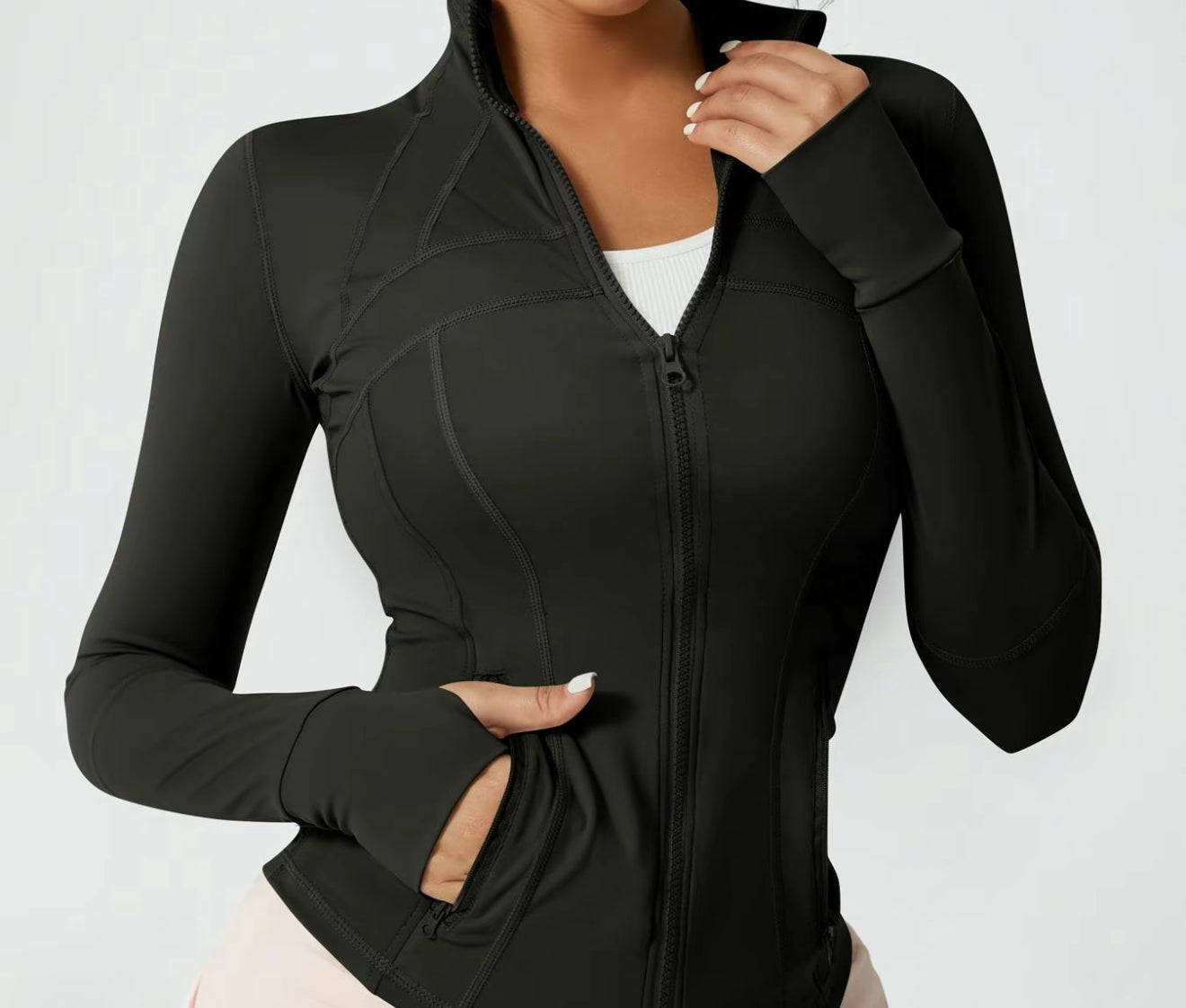 Barnyard Gym Stretchy Zipped Pocket Sports Jacket