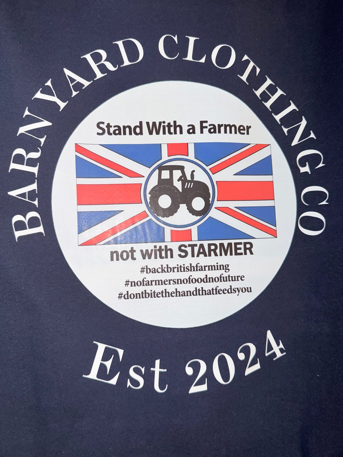 Back A Farmer Not Starmer T-shirts