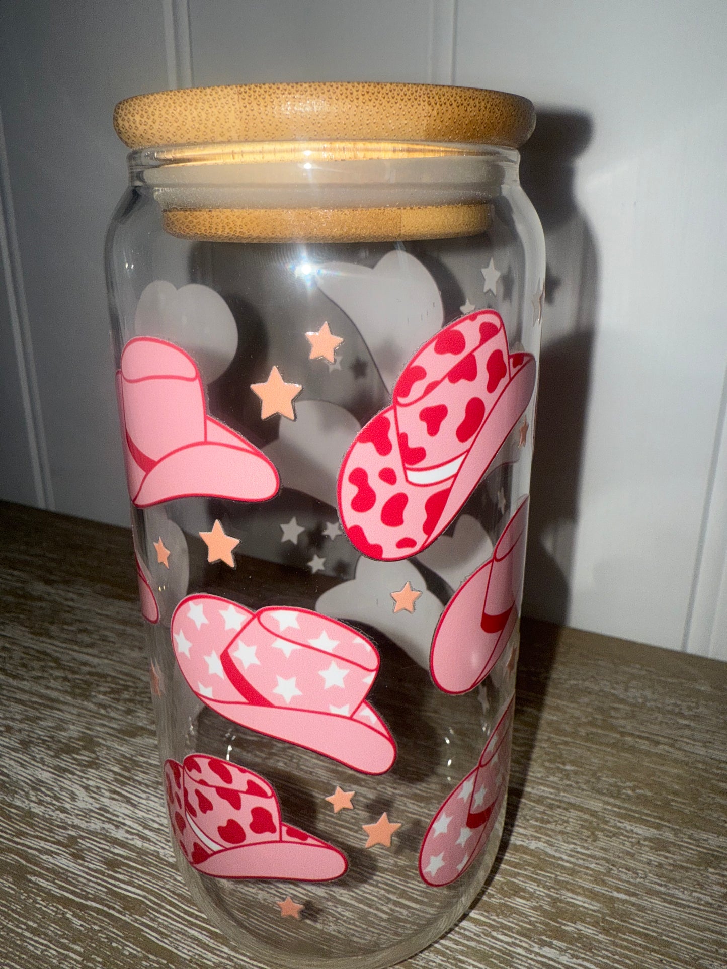 Cowboy Hat Glass 16oz Tumbler