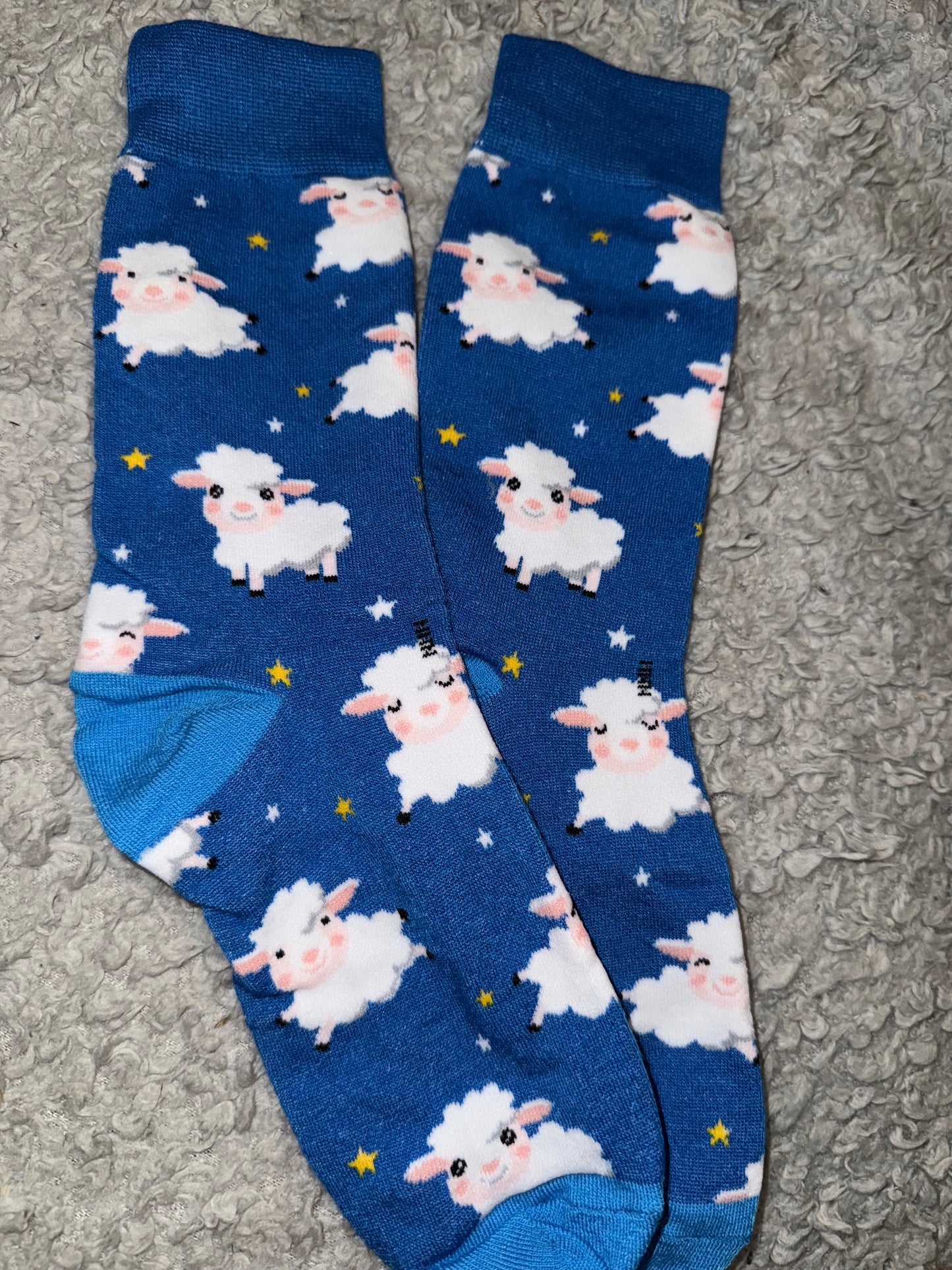 Socks | Sleepy Sheep Blue Socks