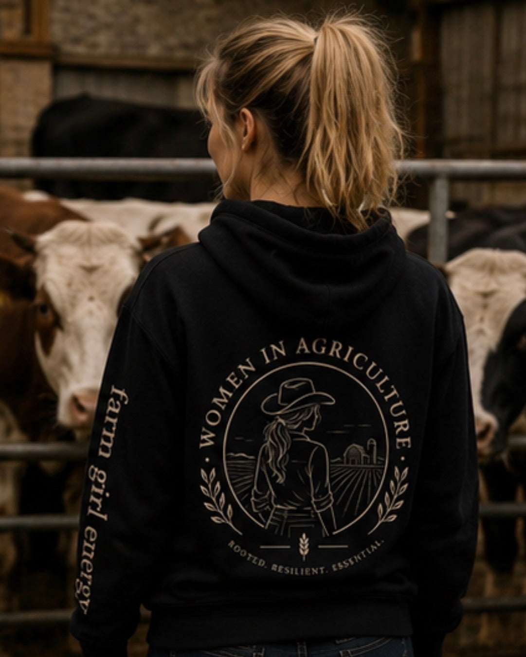 NEW ~ Agri-Lass Women In Agriculture Hoodie
