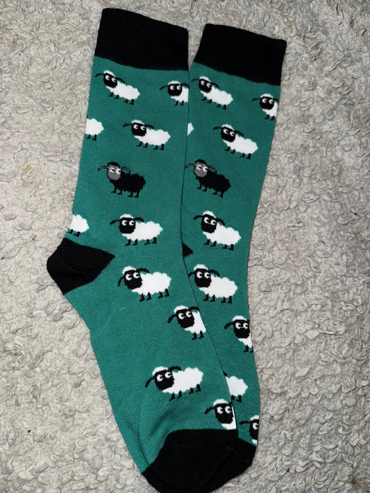 Socks | Black Sheep Green Socks