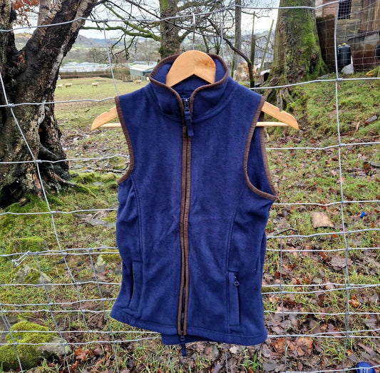 ALC Women’s Navy Embroidered Gilet