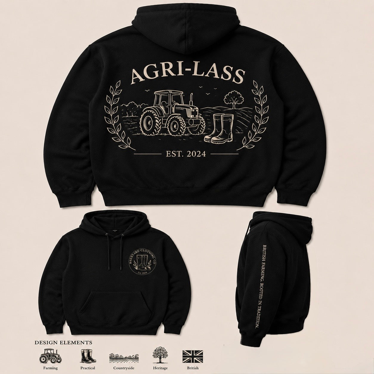 NEW ~ Agri-Lass Countryside Edition Hoodie