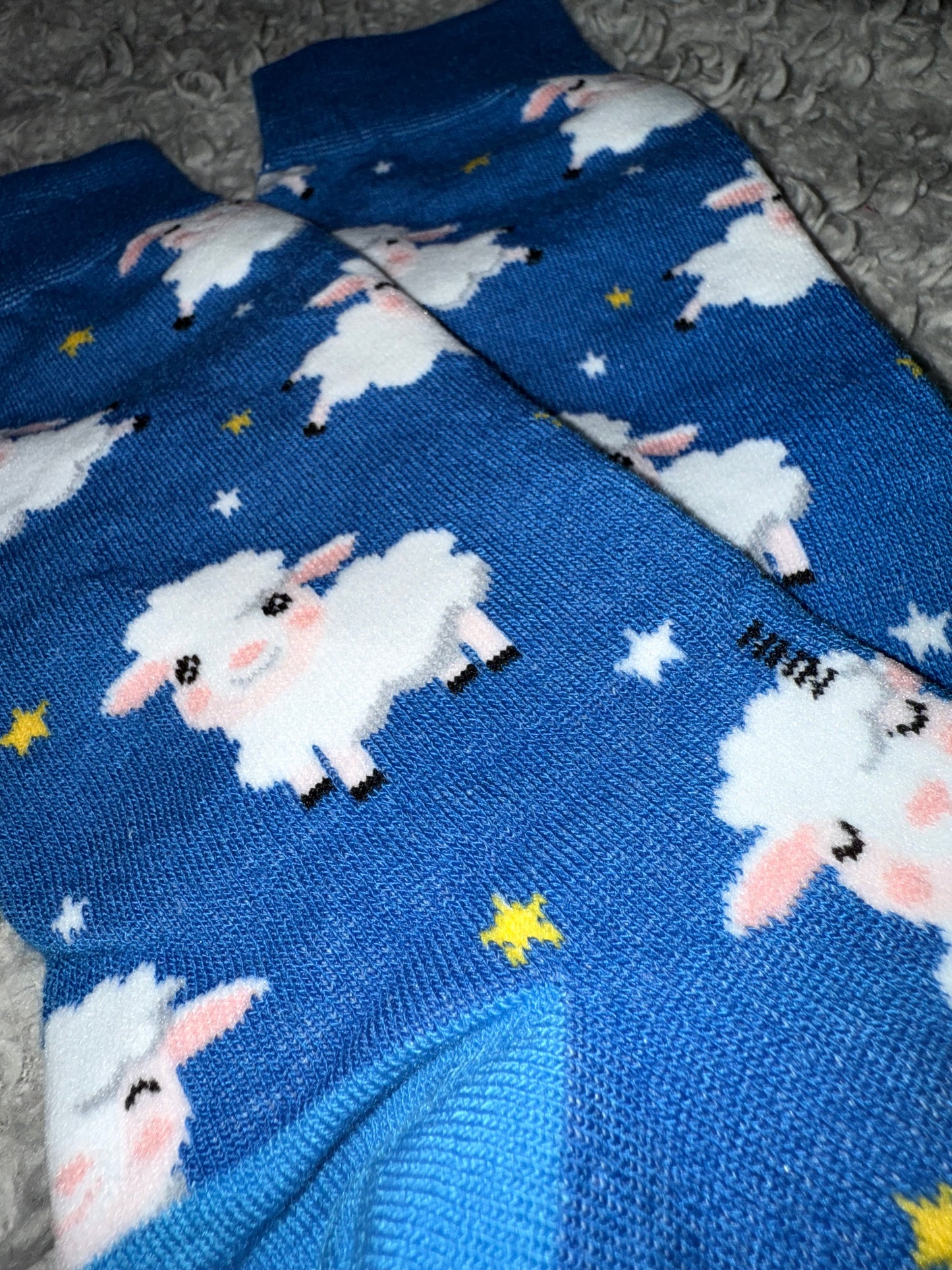 Socks | Sleepy Sheep Blue Socks