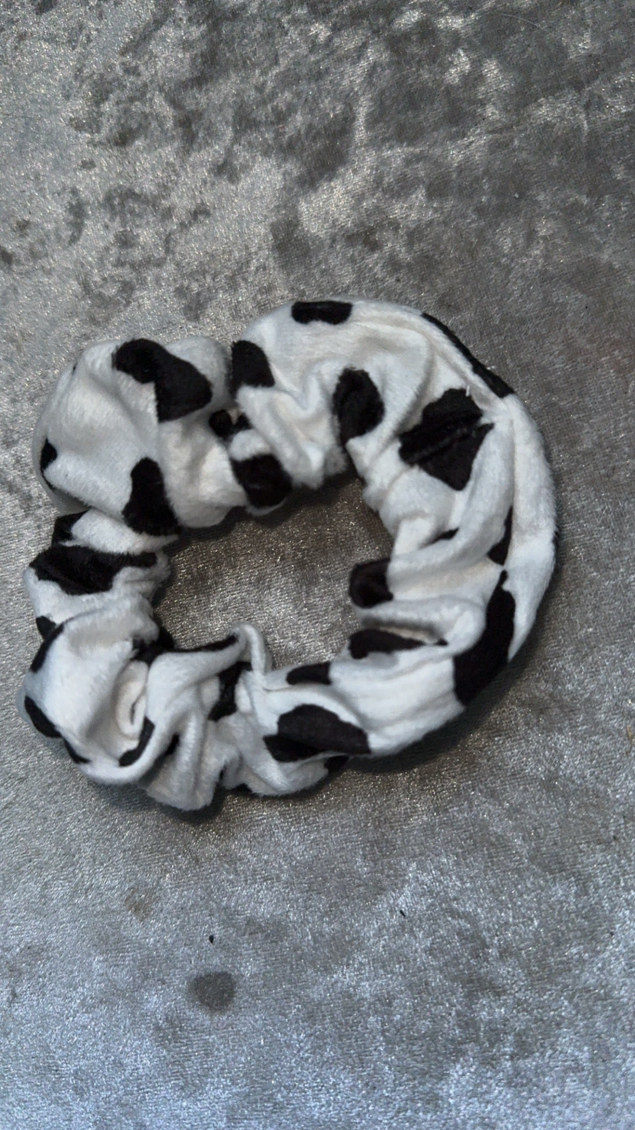 Cow Print Scrunchie