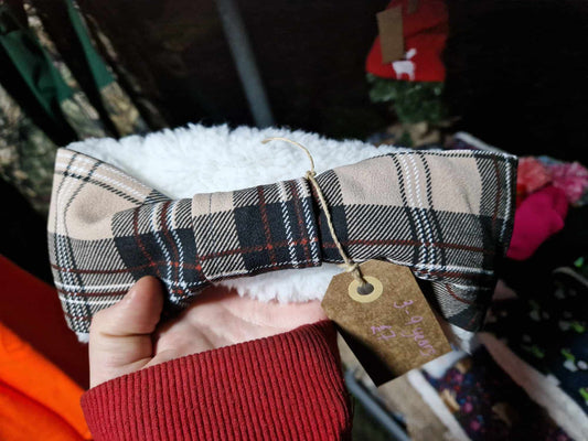 Handmade Headband Burberry Tartan