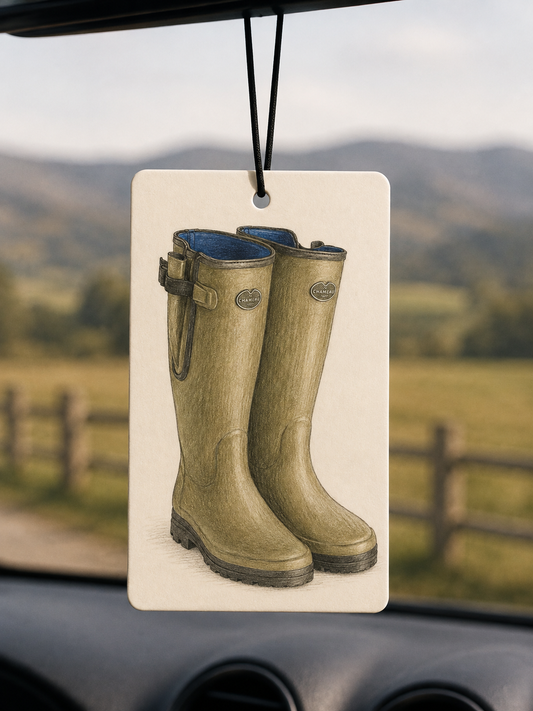 NEW LeChameau Vierzonord Wellies Air Freshener