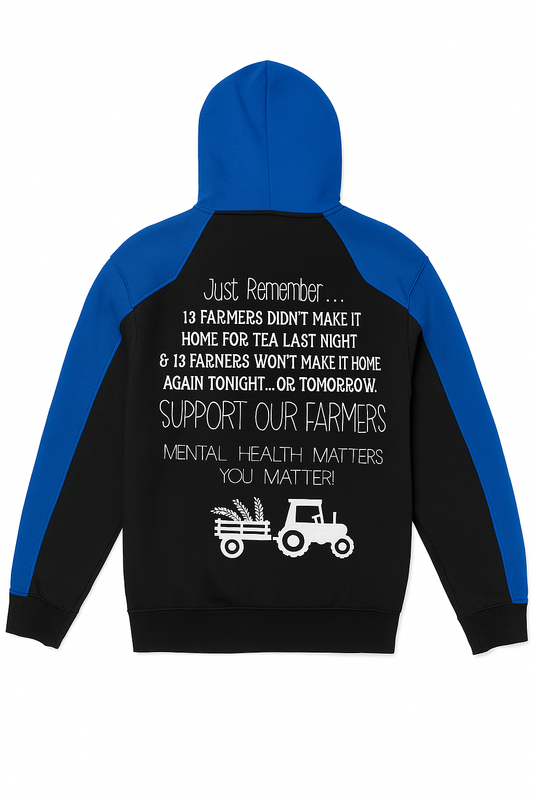 Mental Wellbeing ~ Mental Health Agriculture Hoodies