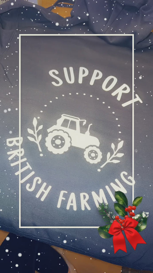 NEW ~ Support British Farming Hoodie